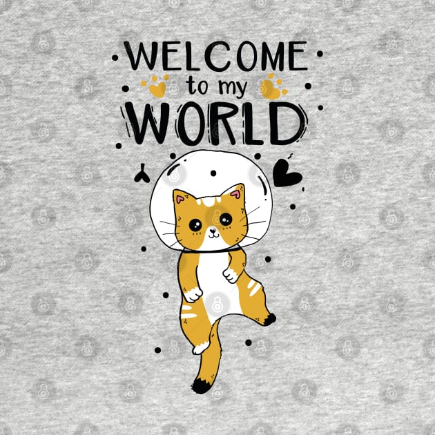 CUTE CAT: WELCOME TO MY WORLD by MINAART